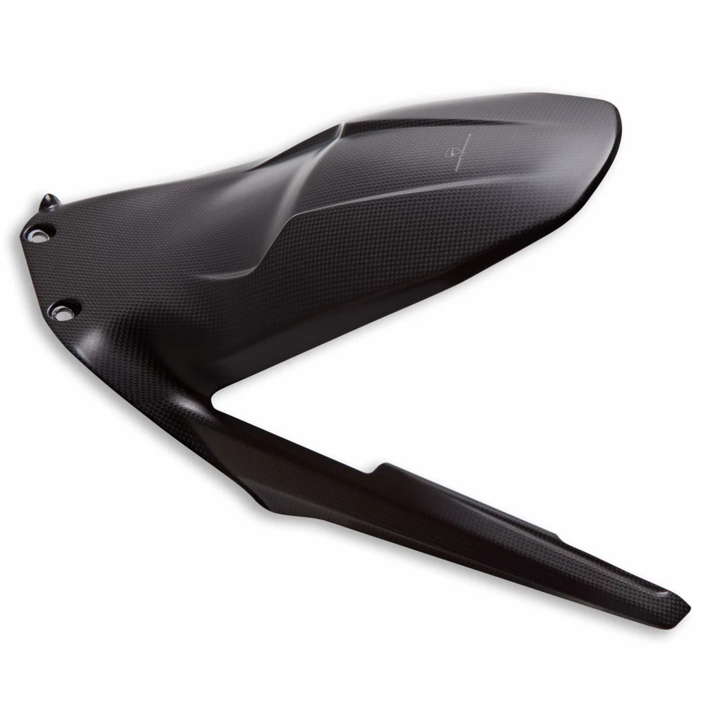 CARBON REAR MUDGUARD FOR FULL EXHAUST