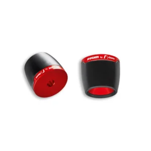 BILLET BAR END HANDLEBAR COUNTERWEIGHTS – RED