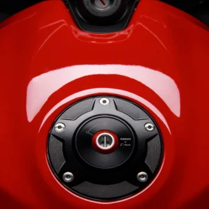 DUCATI PANIGALE RIZOMA RACING FUEL TANK GAS CAP BLACK