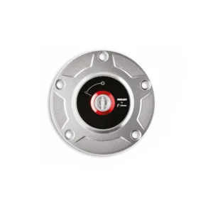 DUCATI BILLET ALUMINUM FUEL TANK CAP – SILVER