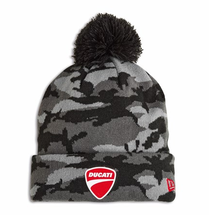 Ducati Tonal Camo Bobble Beanie