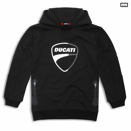 Kids Ducati Hoodie – Black
