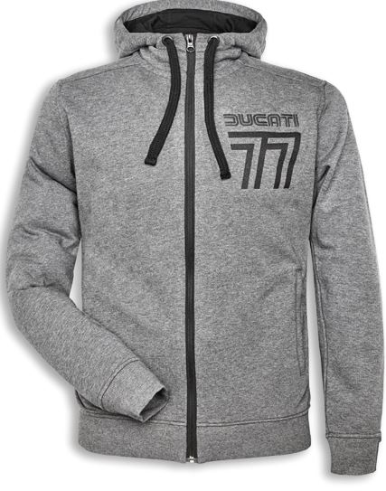 Ducati 77 Zip Up Sweatshirt